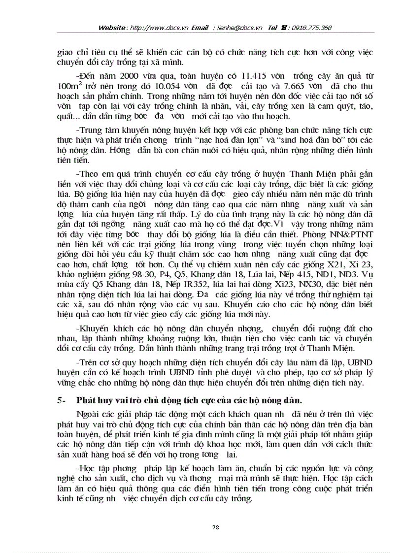 image for page Một số giải pháp phát triển kinh tế hộ nông dân huyện Thanh Miện tỉnh Hải Dương