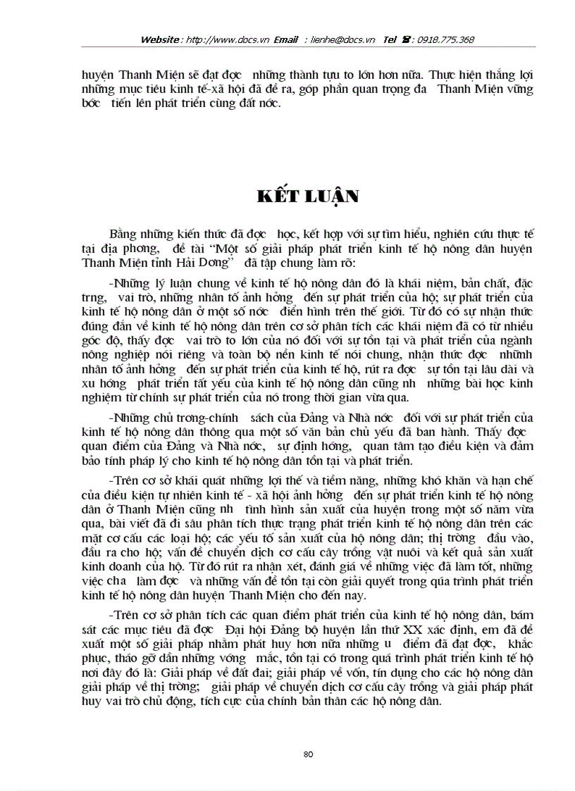image for page Một số giải pháp phát triển kinh tế hộ nông dân huyện Thanh Miện tỉnh Hải Dương