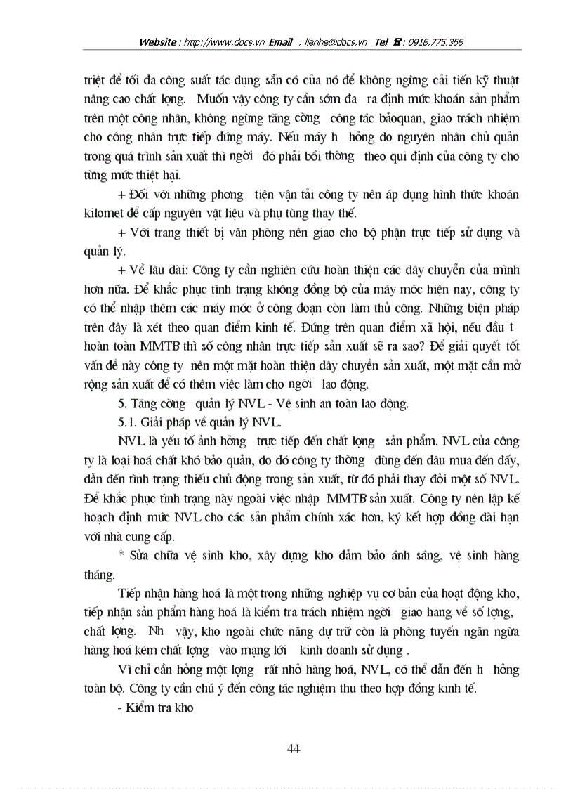 image for page Thực trạng về chất lượng và quản trị chất lượng ở công ty xà phòng hà nội