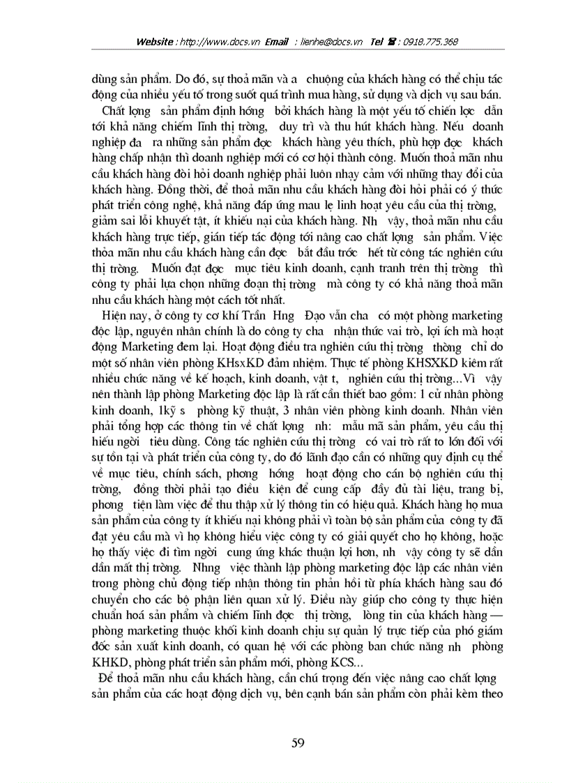 image for page Biện pháp nâng cao chất lượng sản phẩm ở công ty cơ khí Trần Hưng Đạo