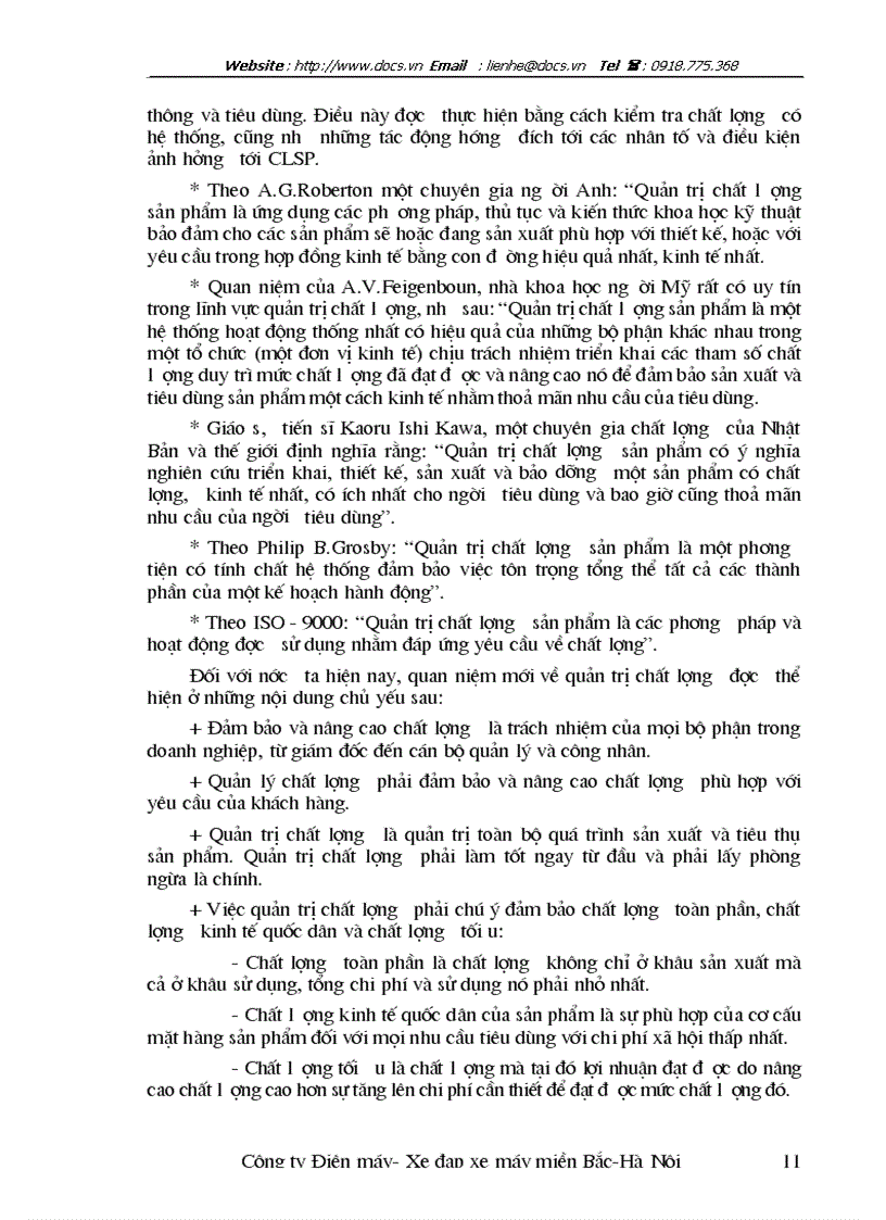 image for page Biện pháp nâng cao chất lượng sản phẩm của dây chuyền lắp ráp xe máy dạng IKD ở công ty điện máy và xe đạp xe máy