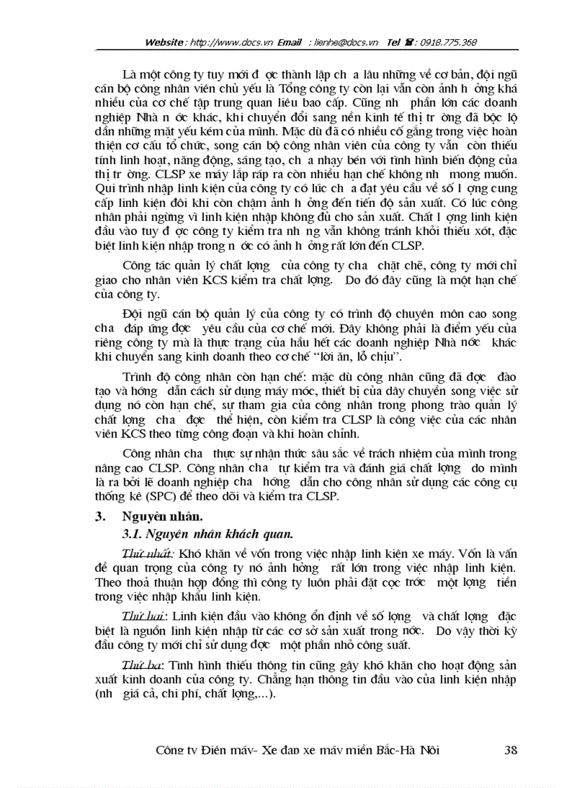 image for page Biện pháp nâng cao chất lượng sản phẩm của dây chuyền lắp ráp xe máy dạng IKD ở công ty điện máy và xe đạp xe máy