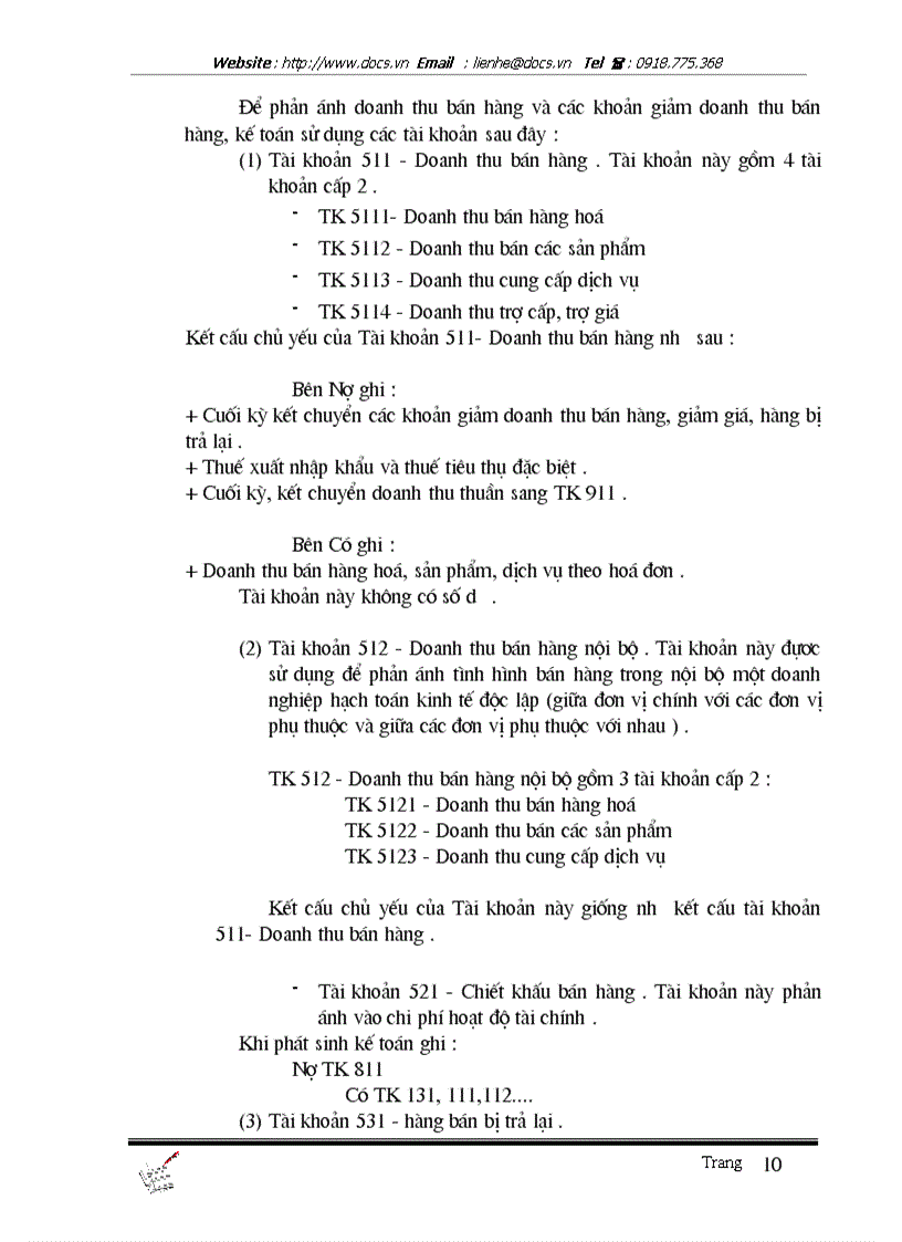 image for page Tổ chức công tác kế toán bán hàng và xác định kết quả tại Công Ty Rượu Đồng xuân