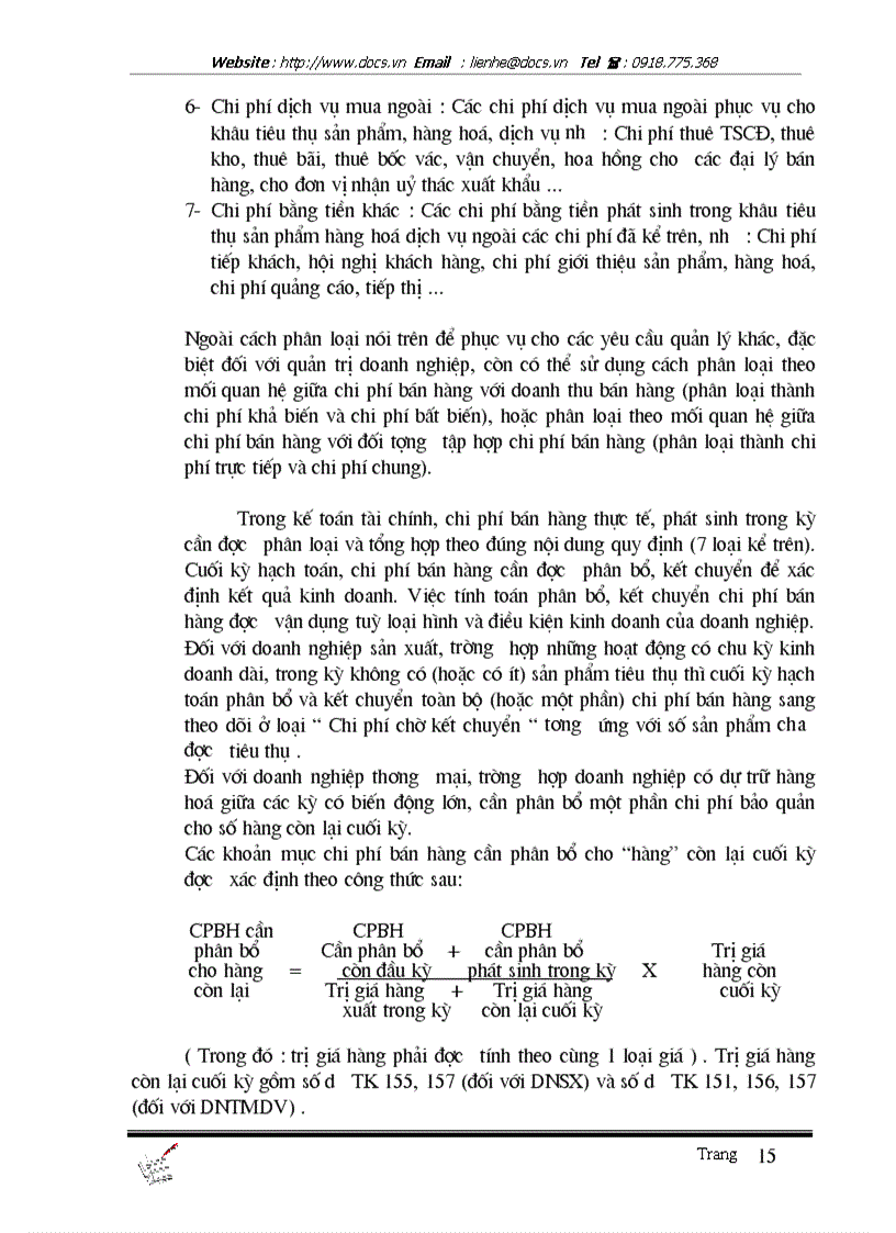 image for page Tổ chức công tác kế toán bán hàng và xác định kết quả tại Công Ty Rượu Đồng xuân