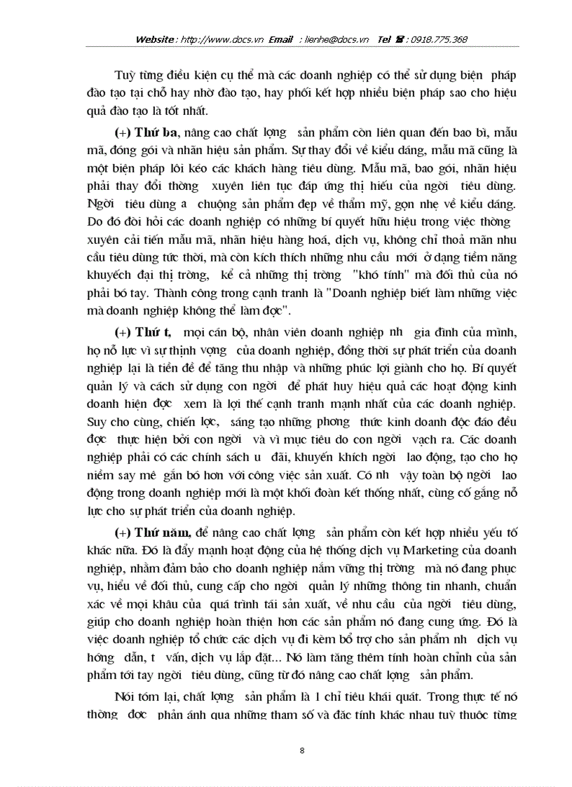 image for page Một số giải pháp nâng cao chất lượng sản phẩm ở công ty in hàng không
