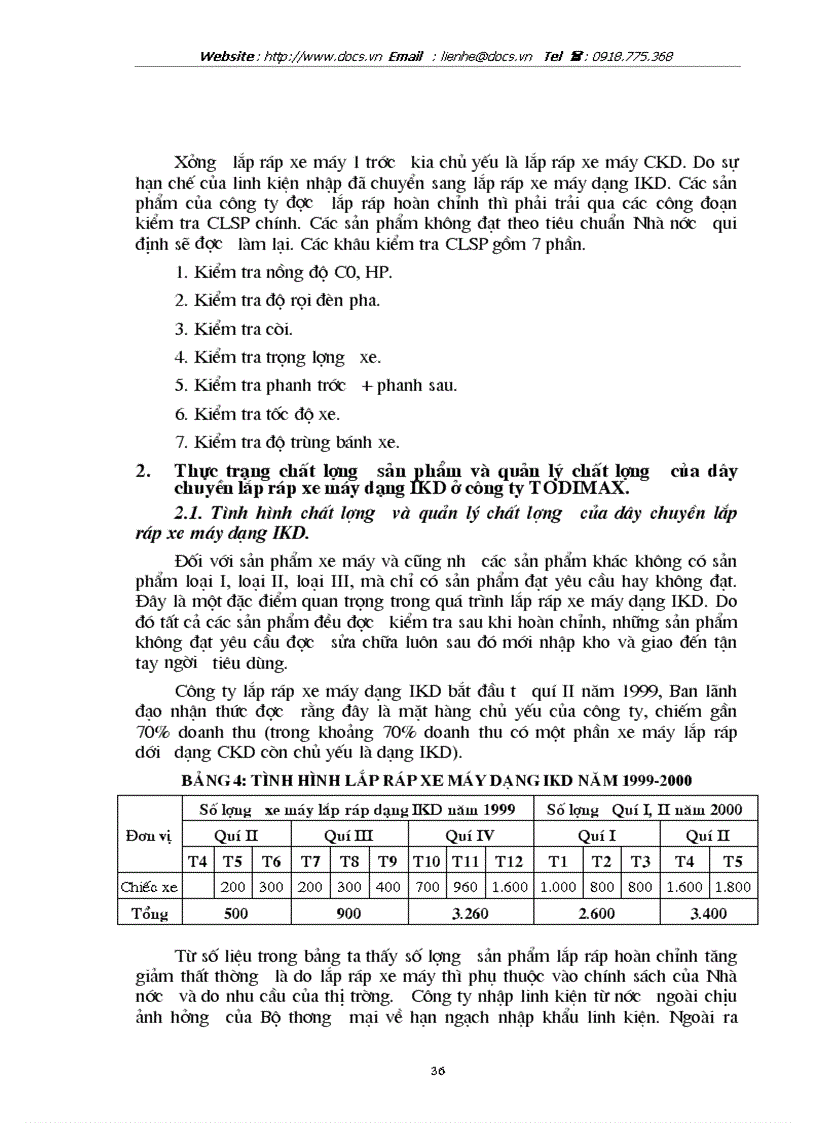 image for page Biện pháp nâng cao chất lượng sản phẩm của dây chuyền lắp ráp xe máy dạng IKD ở công ty điện máy và xe đạp xe máy