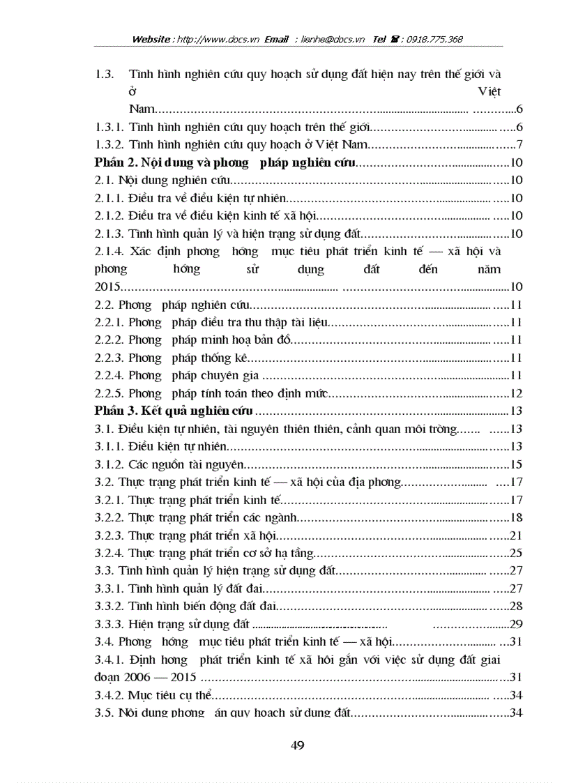 image for page Quy hoạch sử dụng đất chi tiết xã Thuỷ Xuân Tiên huyện Chương Mỹ tỉnh Hà Tây giai đoạn 2006 2015