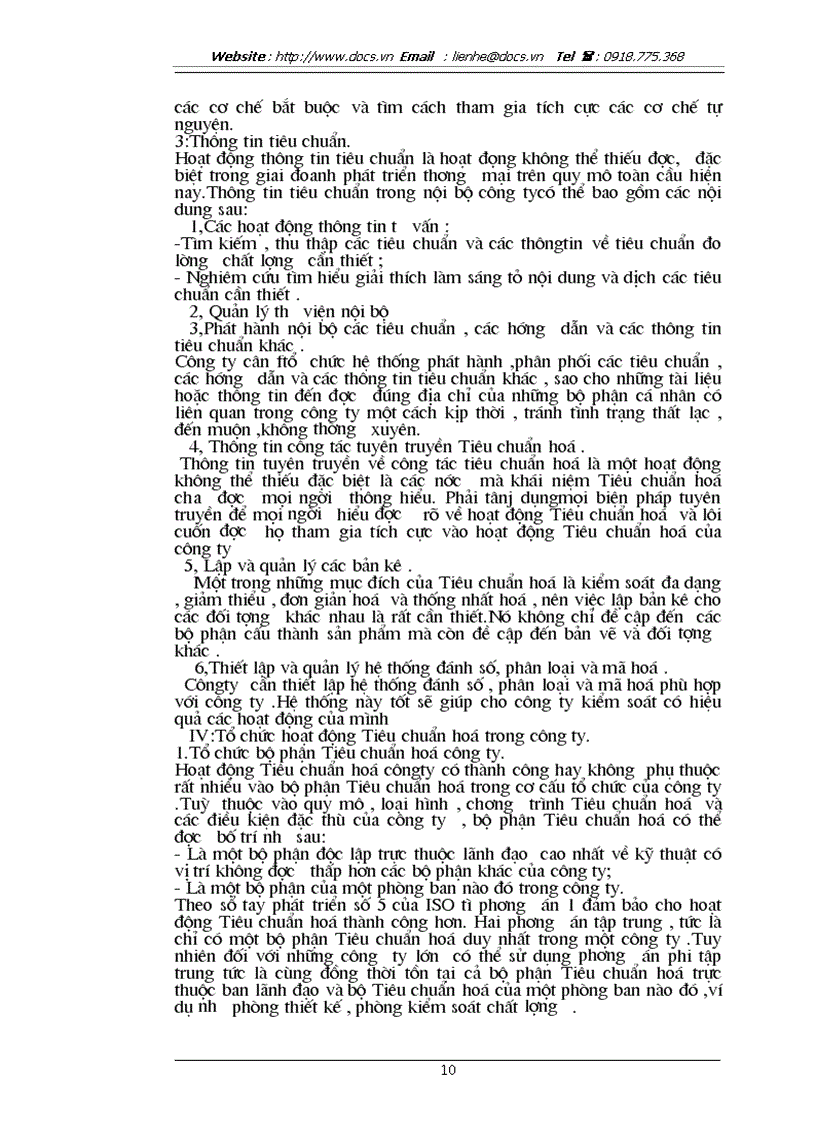 image for page Tiêu chuẩn hoá công ty với việc nâng cao chất lượng sản phẩm