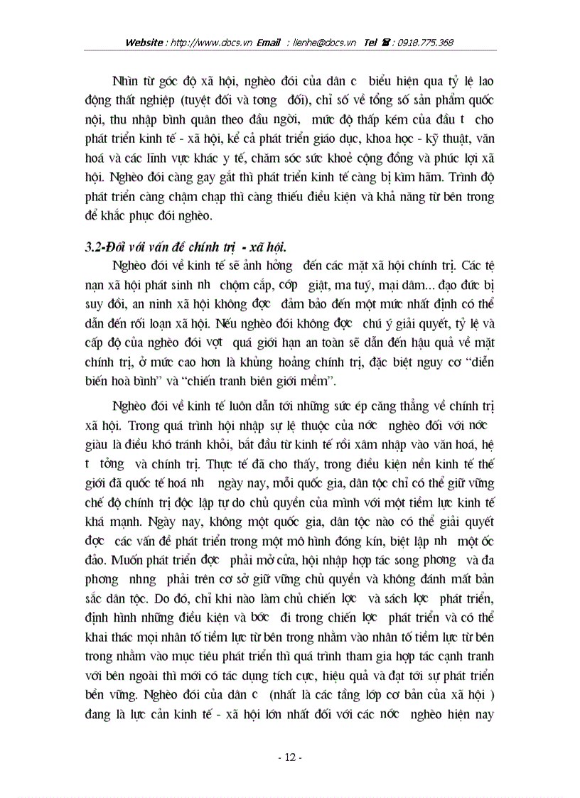 image for page Thực trạng và phương hướng giải quyết vấn đề XĐGN tại huyện Quỳ Châu tỉnh Nghệ An