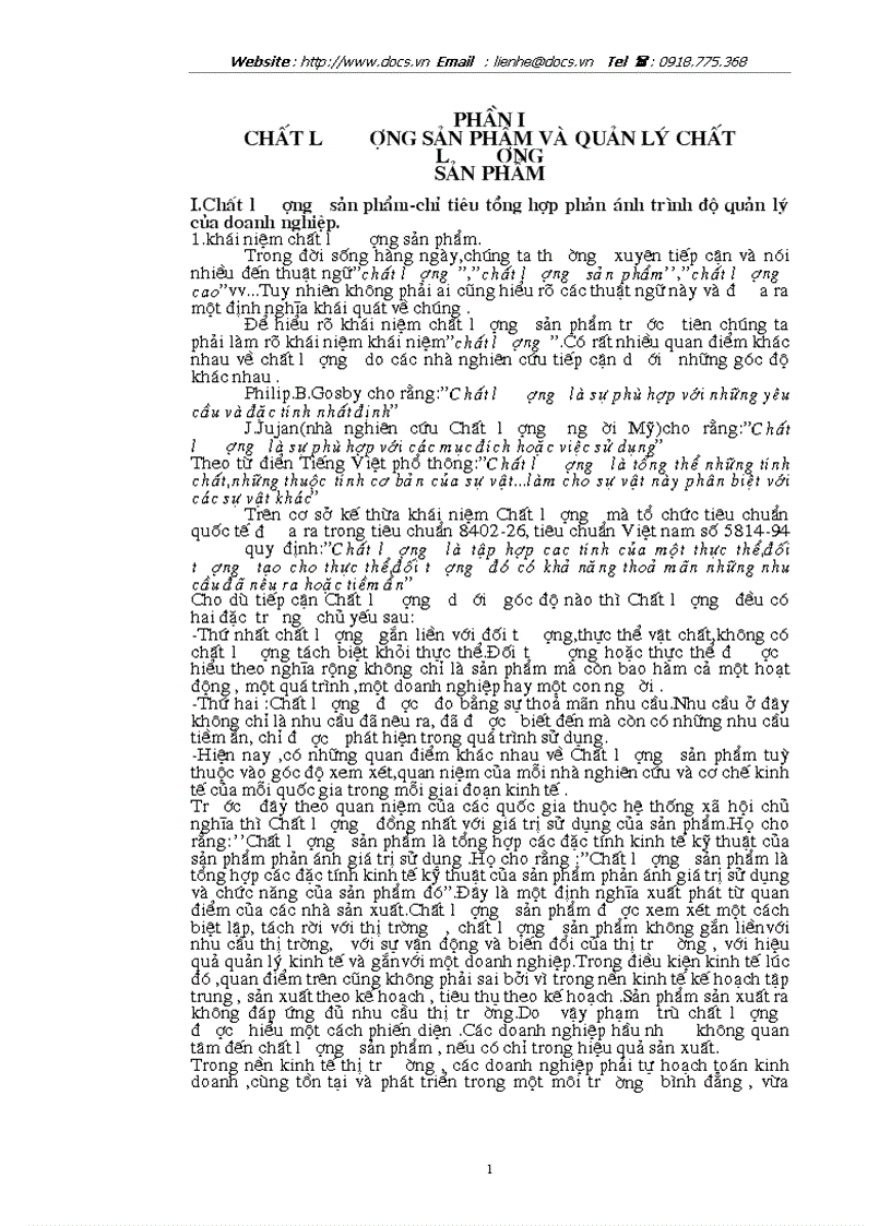 image for page Chất lượng sản phẩm và quản lý chất lượng sản phẩm