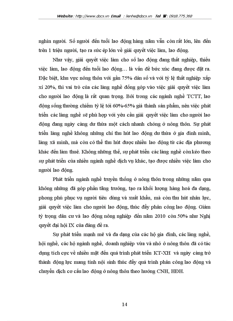 image for page Làng nghề trong quá trình công nghiệp hoá hiện đại hoá huyện Sóc Sơn