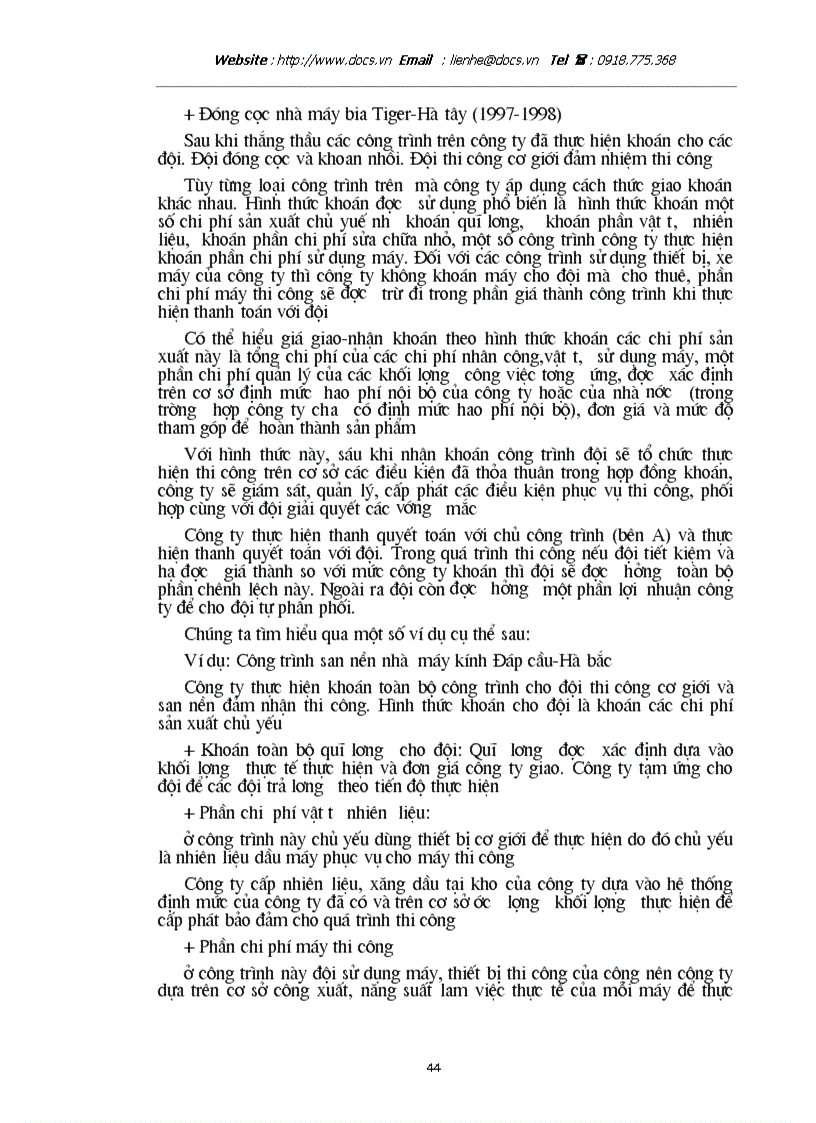 image for page Những giải pháp nhằm hoàn thiện và nâng cao chất lượng khoán công trình ở công ty cơ giới và xây lắp số 12 trong giai đoạn hiện nay