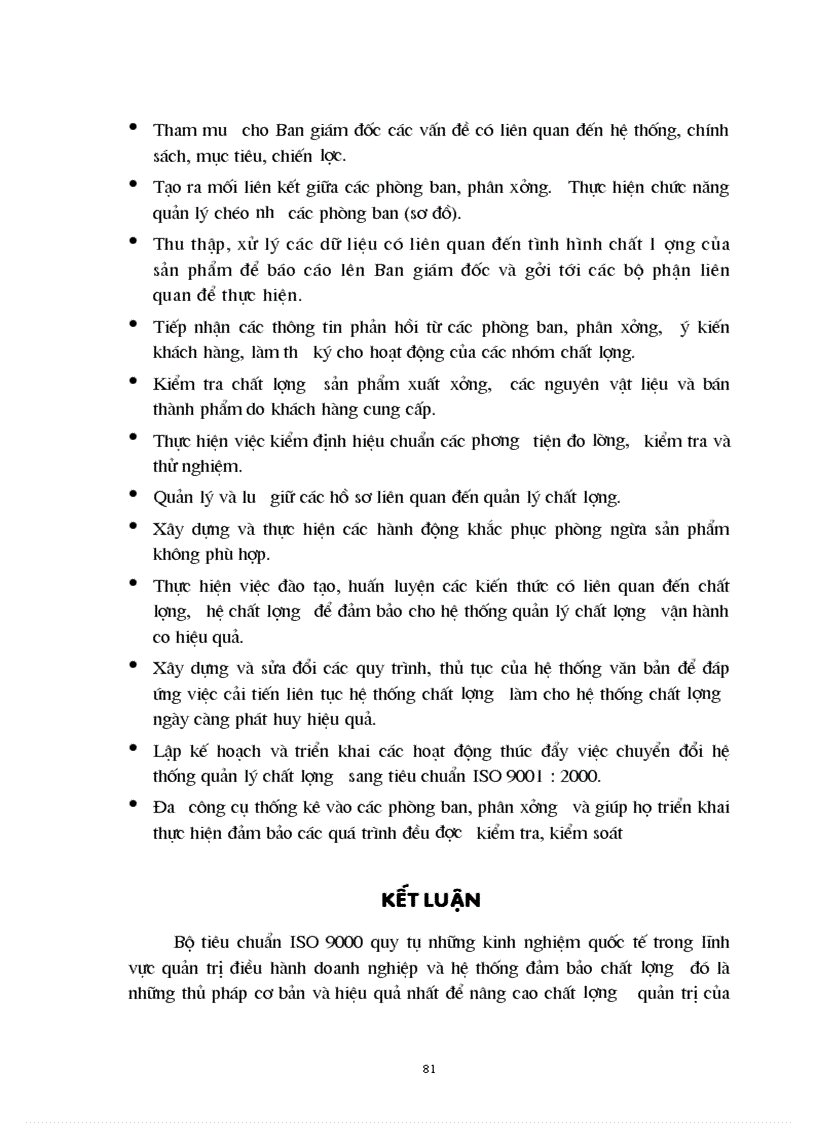 image for page Một số vấn đề về việc chuyển đổi hệ thống quản lý chất lượng theo tiêu chuẩn ISO 9000