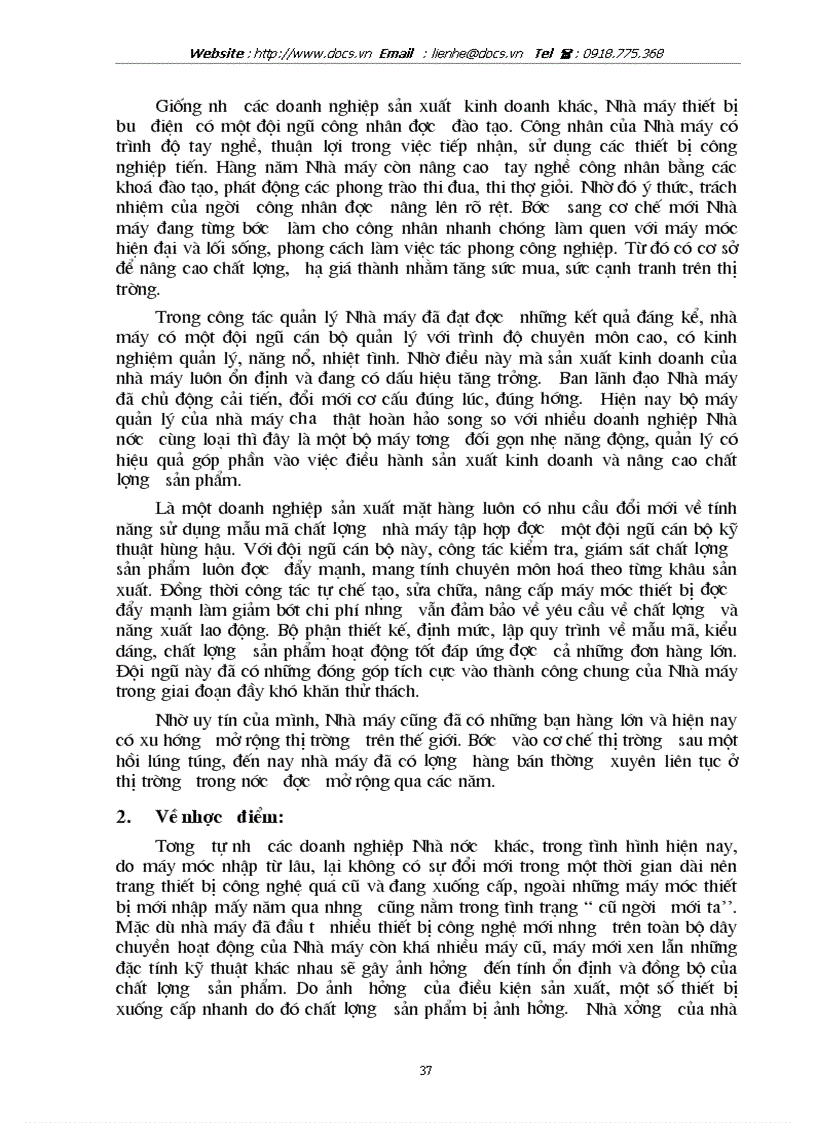 image for page Một số giải pháp nhằm nâng cao chất lượng sản phẩm ở Nhà máy thiết bị bưu điện