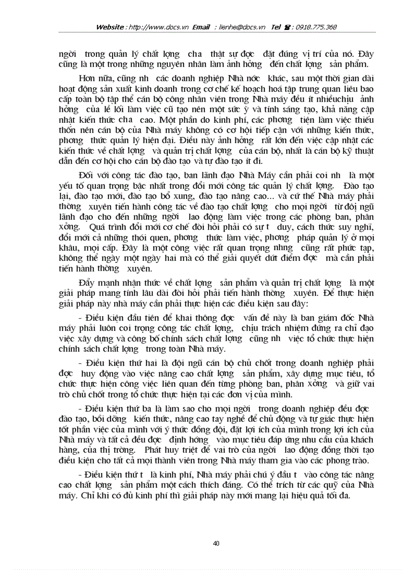 image for page Một số giải pháp nhằm nâng cao chất lượng sản phẩm ở Nhà máy thiết bị bưu điện