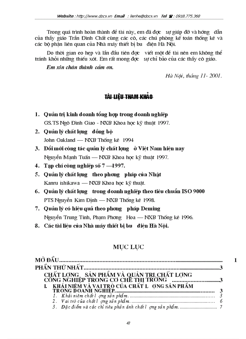 image for page Một số giải pháp nhằm nâng cao chất lượng sản phẩm ở Nhà máy thiết bị bưu điện