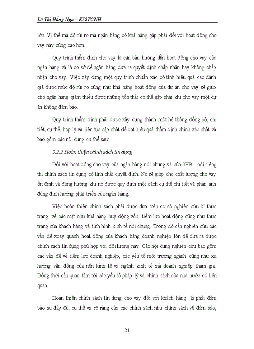 image for page Nâng cao hiệu quả hoạt động cho vay của ngân hàng TMCP Sài Gòn Hà Nội SHB