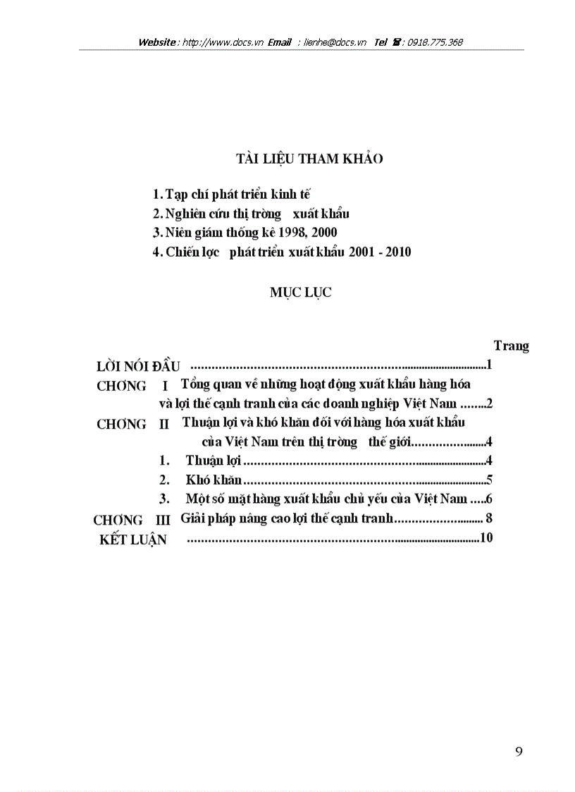 image for page Lợi thế cạnh tranh của hàng hoá VN XK trên thị trường thế giới giải pháp nâng cao lợi thế cạnh tranh