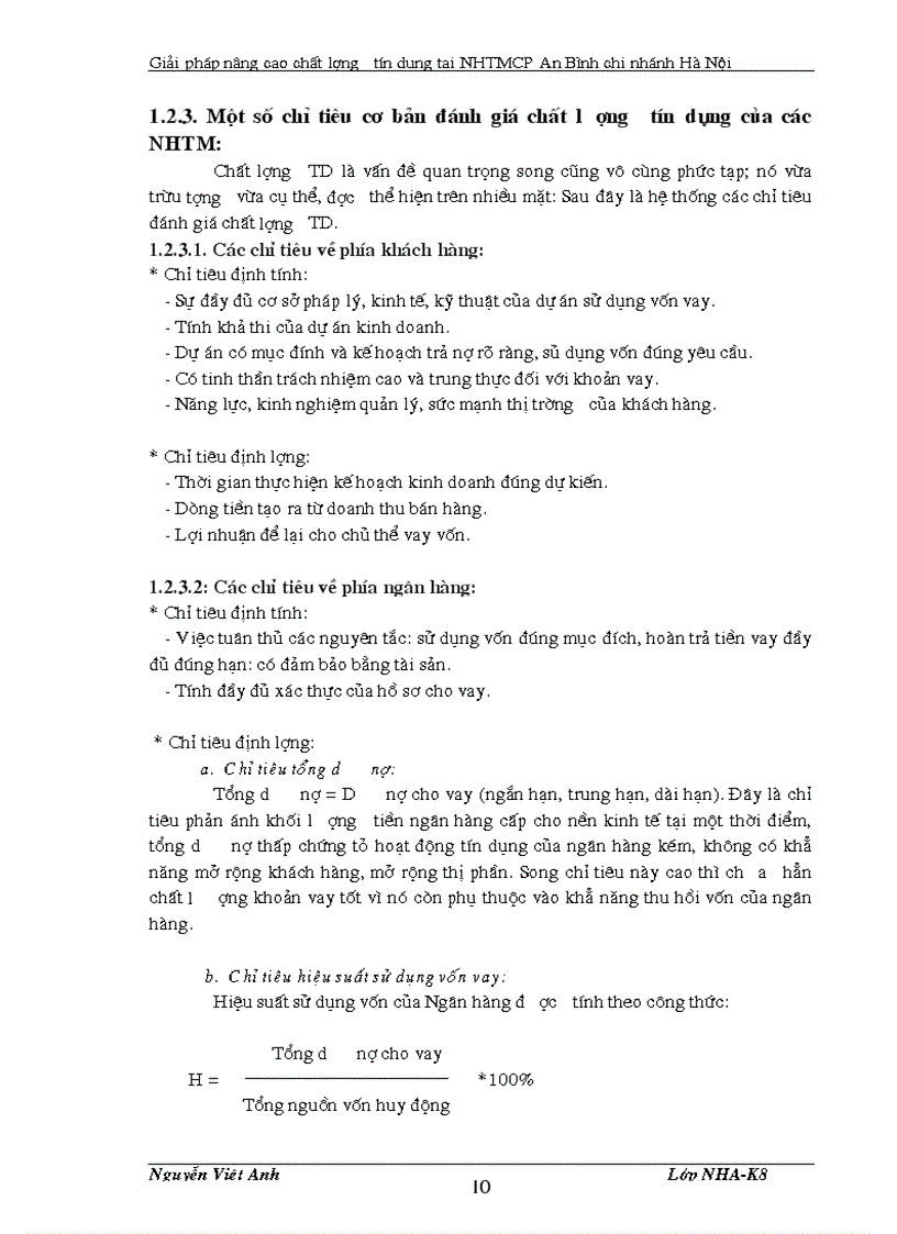 image for page Giải pháp nâng cao chất lượng tín dụng tại NHTMCP An Bình chi nhánh Hà Nội