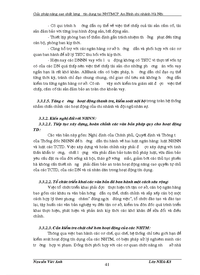 image for page Giải pháp nâng cao chất lượng tín dụng tại NHTMCP An Bình chi nhánh Hà Nội