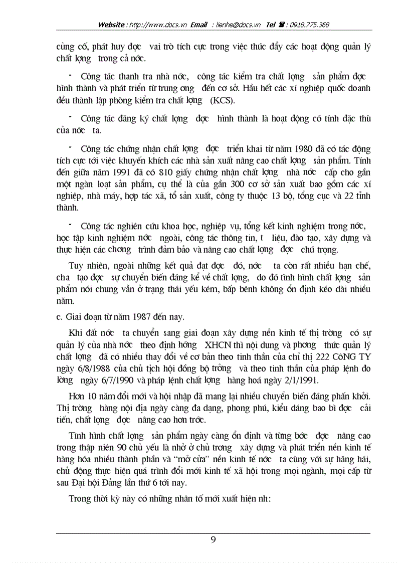 image for page Những biện pháp để duy trì và phát triển việc áp dụng hệ thống quản lý chất lượng theo ISO 9002 ở Công ty da giầy Hà Nội