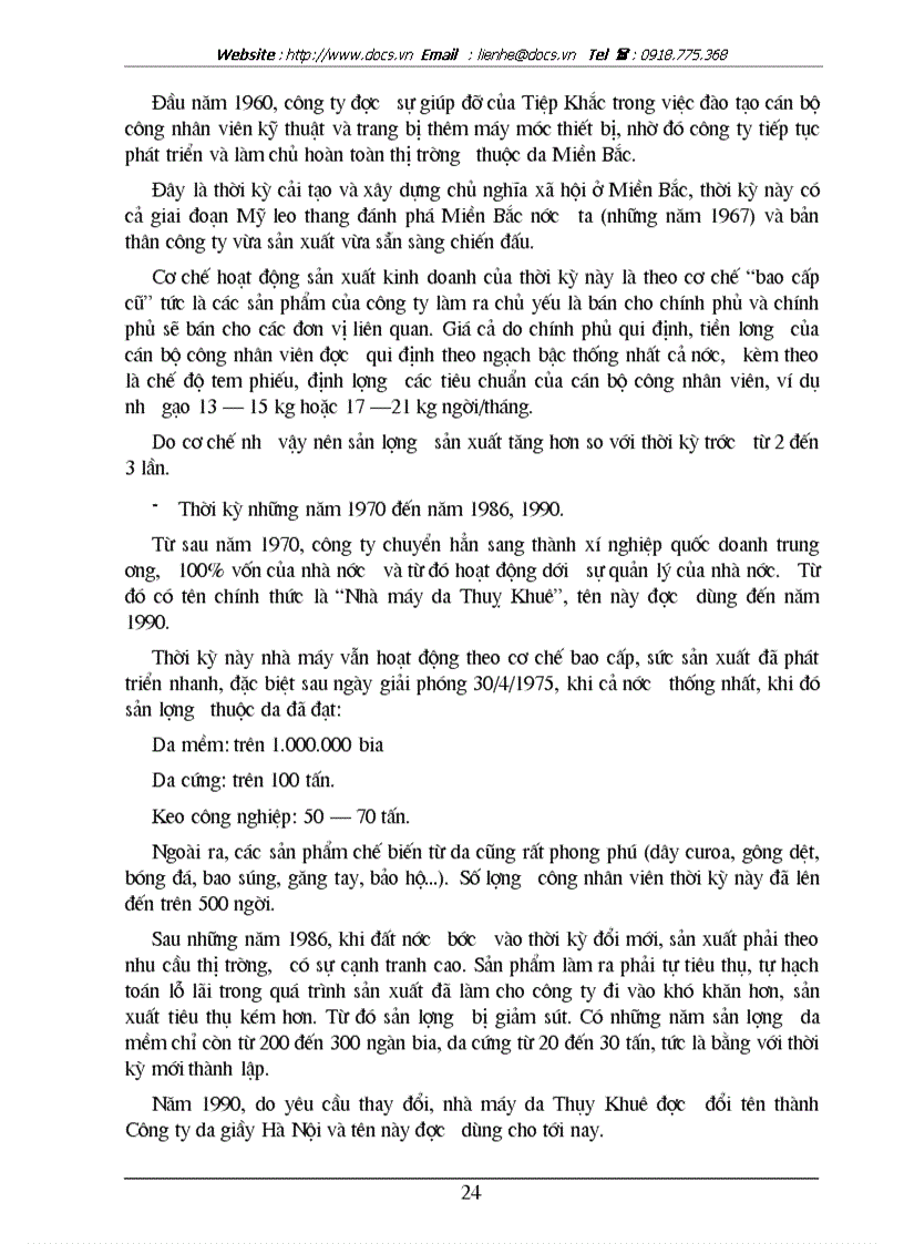 image for page Những biện pháp để duy trì và phát triển việc áp dụng hệ thống quản lý chất lượng theo ISO 9002 ở Công ty da giầy Hà Nội