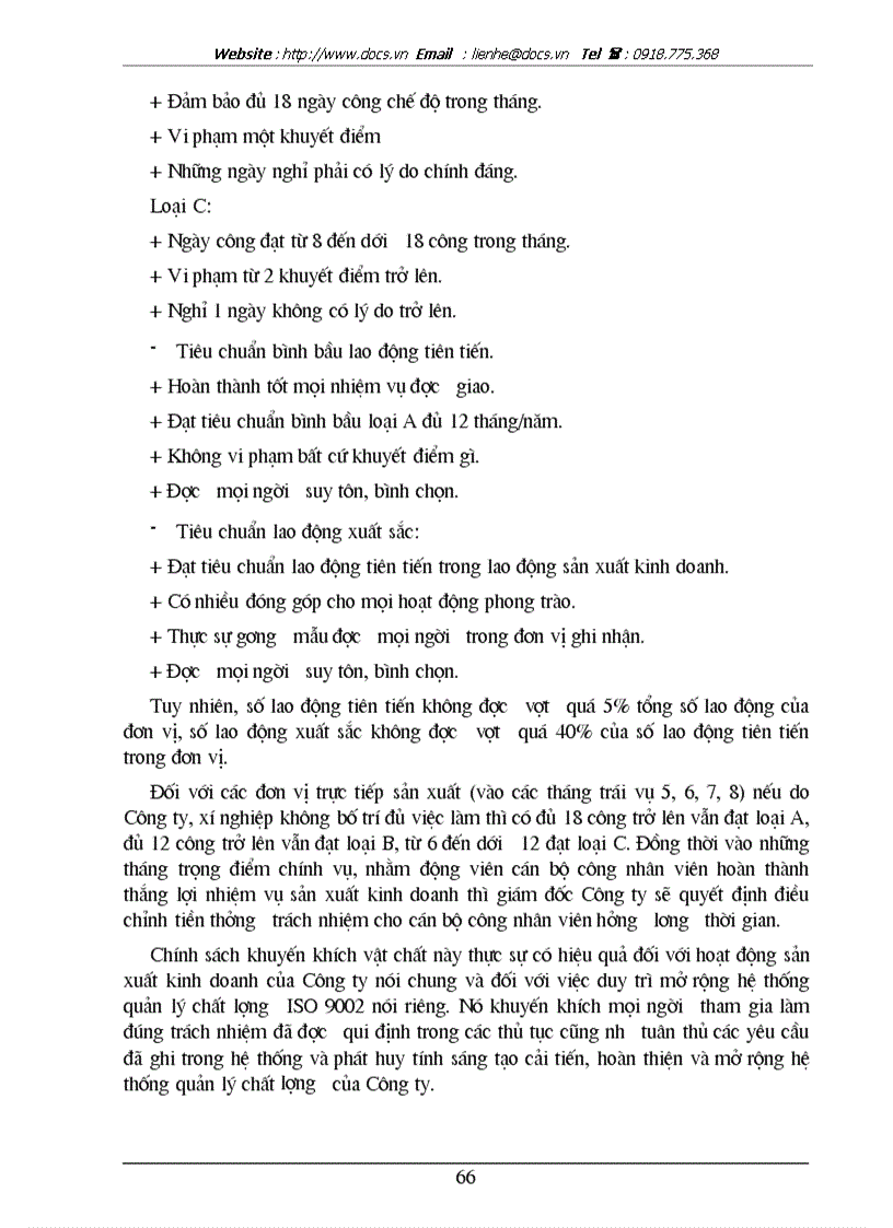 image for page Những biện pháp để duy trì và phát triển việc áp dụng hệ thống quản lý chất lượng theo ISO 9002 ở Công ty da giầy Hà Nội