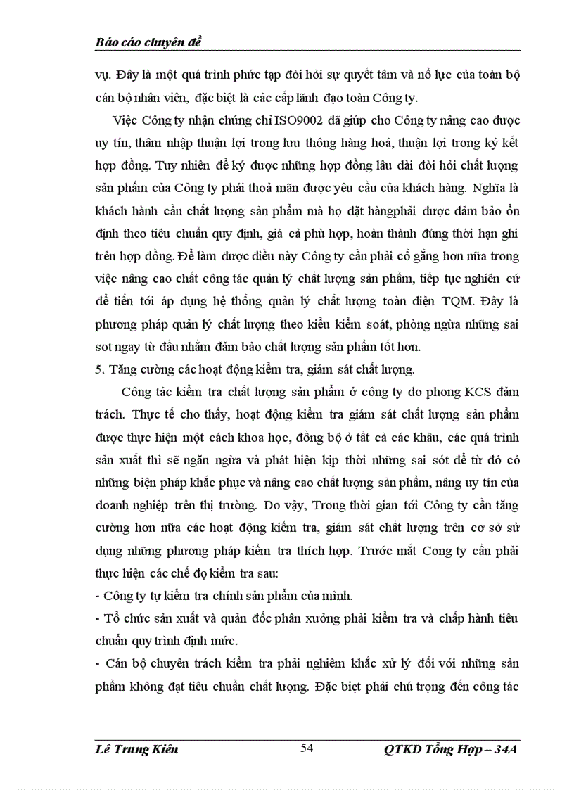 image for page Giải phấp nhằm nâng cao chất lượng sản phẩm tại công ty cơ khí Hà Nội