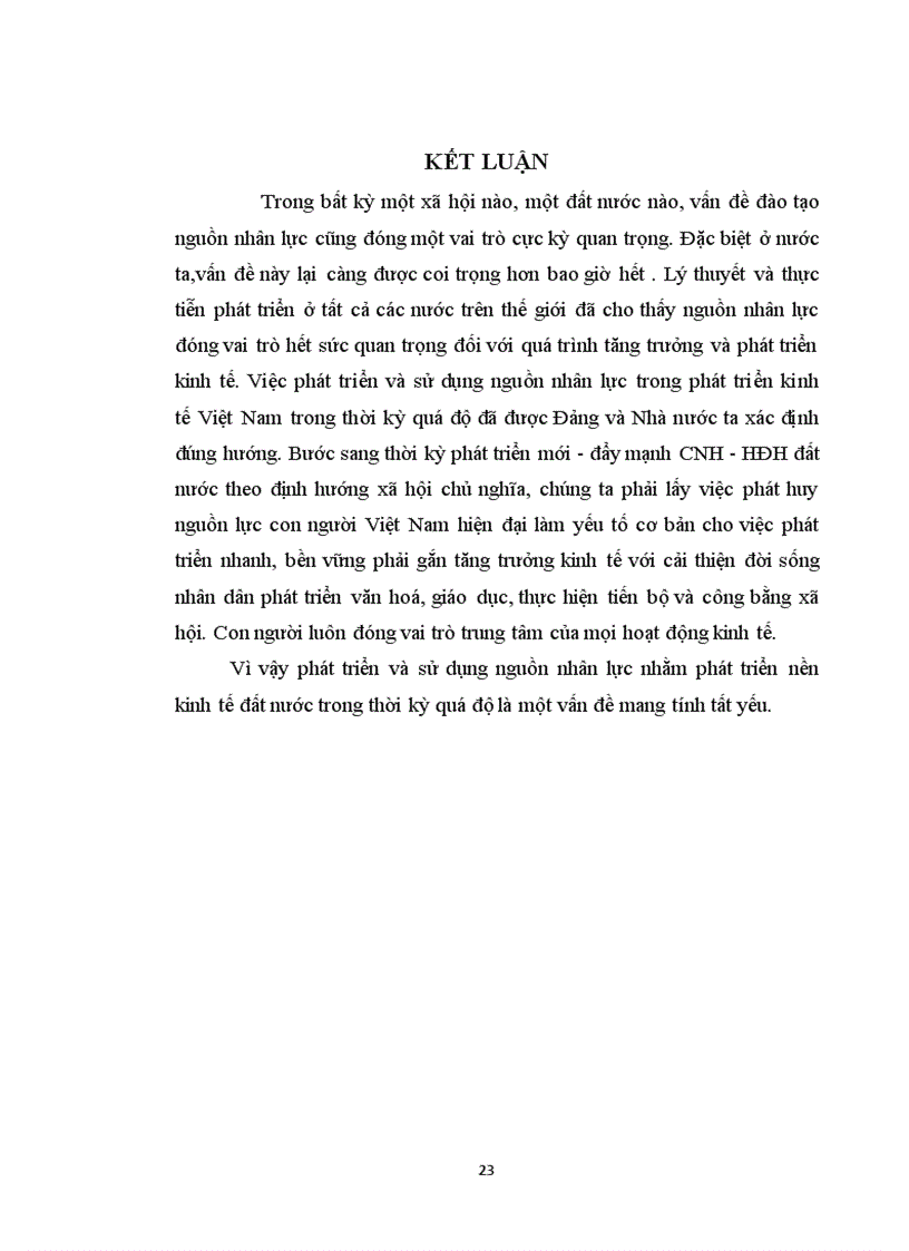 image for page Phát triển nguồn nhân lực trong phát triển kinh tế thời kỳ quá độ ở việt nam