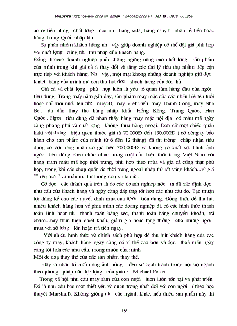 image for page Thực trạng biện pháp nhằm nâng cao khả năng cạnh tranh của các doanh nghiệp ngành may mặc