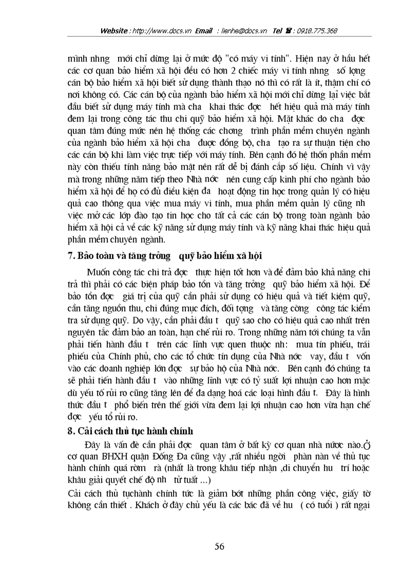 image for page Bàn về việc thu chống thất thu quỹ BHXH ở cơ quan BHXH quận Đống Đa