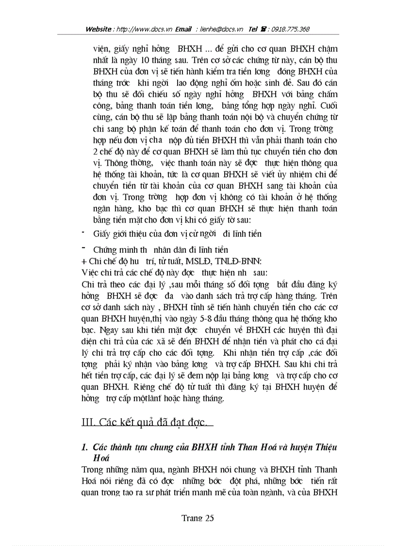 image for page Công tác thu chi quản lý quỹ BHXH Huyện Thiệu Hoá Thanh Hoá thời gian qua