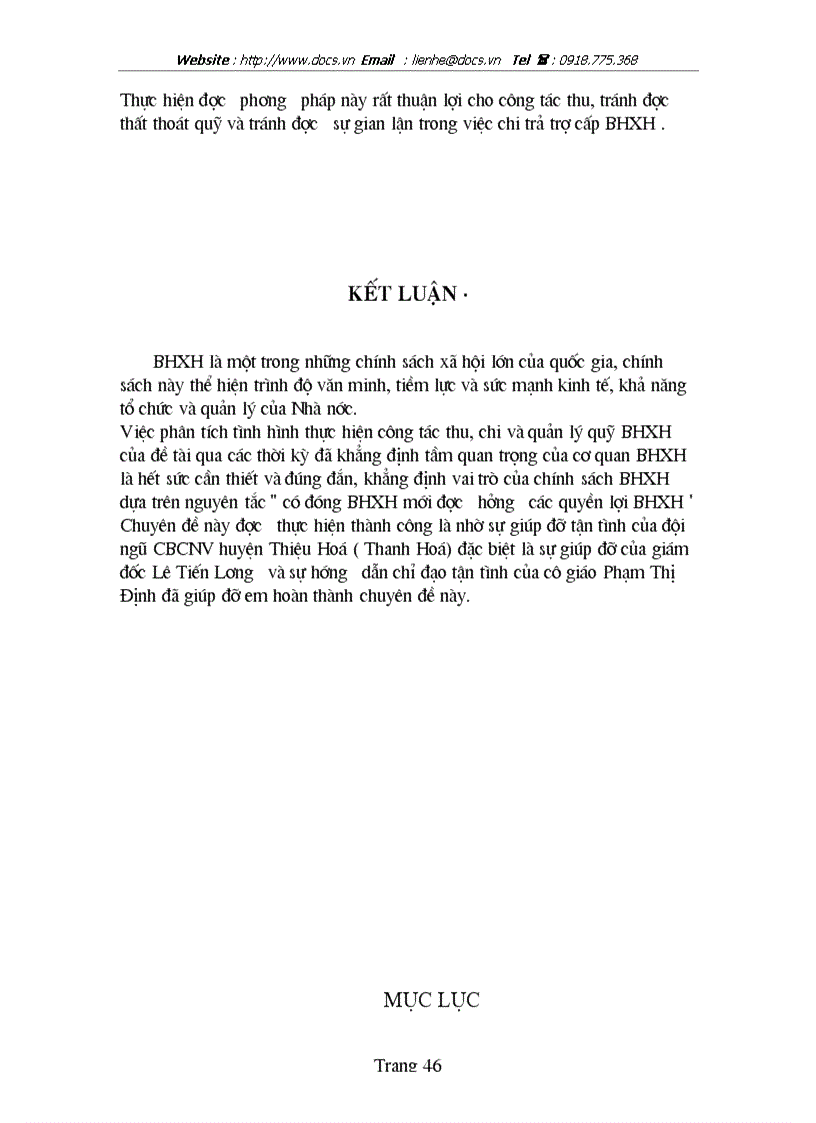 image for page Công tác thu chi quản lý quỹ BHXH Huyện Thiệu Hoá Thanh Hoá thời gian qua