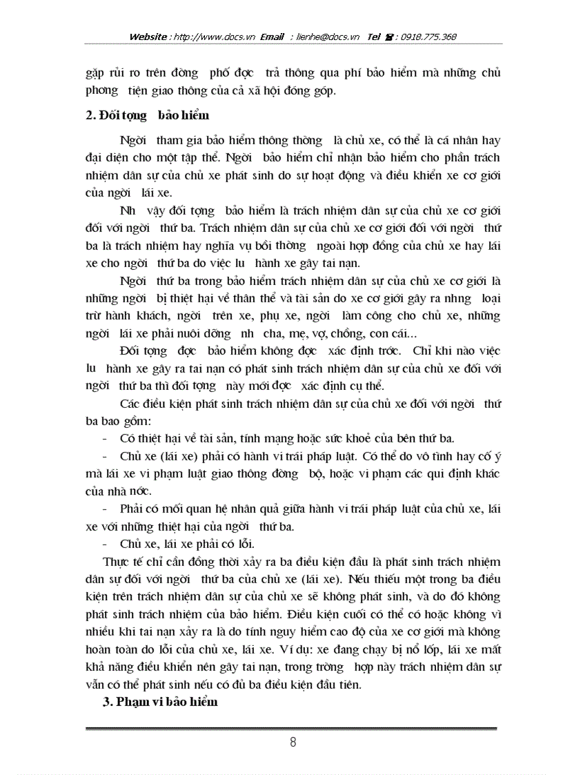 image for page Nghiệp vụ bảo hiểm TNDS của chủ xe cơ giới đối với người thứ ba Kiến nghị tại PJICO