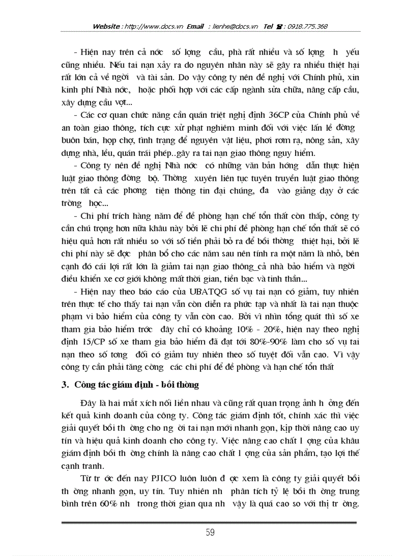 image for page Nghiệp vụ bảo hiểm TNDS của chủ xe cơ giới đối với người thứ ba Kiến nghị tại PJICO