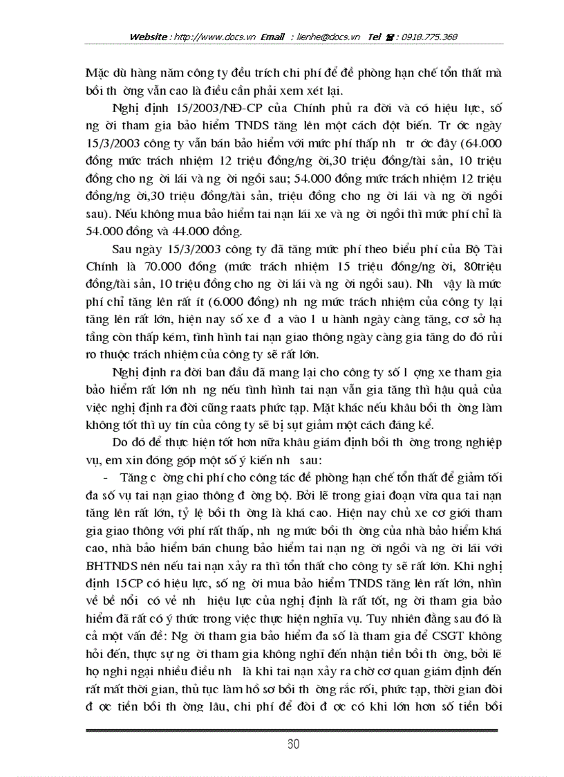 image for page Nghiệp vụ bảo hiểm TNDS của chủ xe cơ giới đối với người thứ ba Kiến nghị tại PJICO