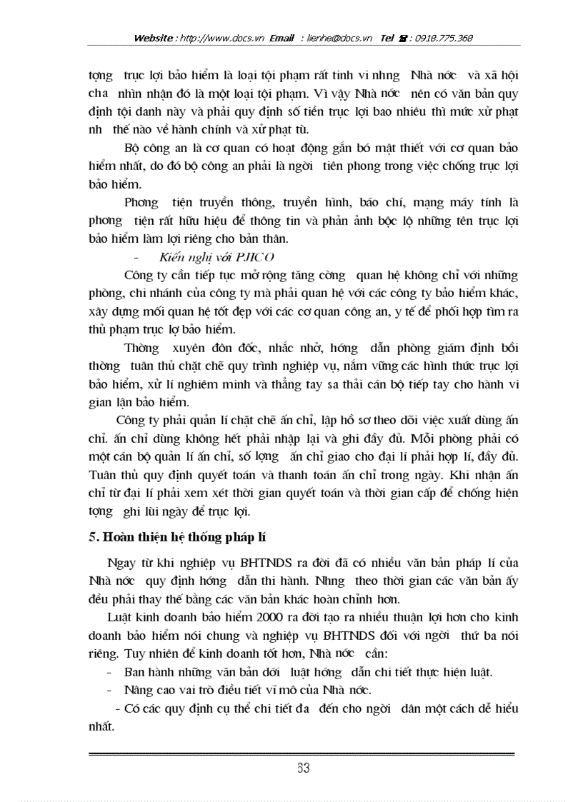 image for page Nghiệp vụ bảo hiểm TNDS của chủ xe cơ giới đối với người thứ ba Kiến nghị tại PJICO