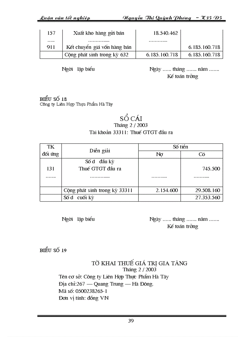 image for page Hoàn thiện kế toán nghiệp vụ tiêu thụ thành phẩm tại Công ty Liên Hợp Thực Phẩm Hà Tây