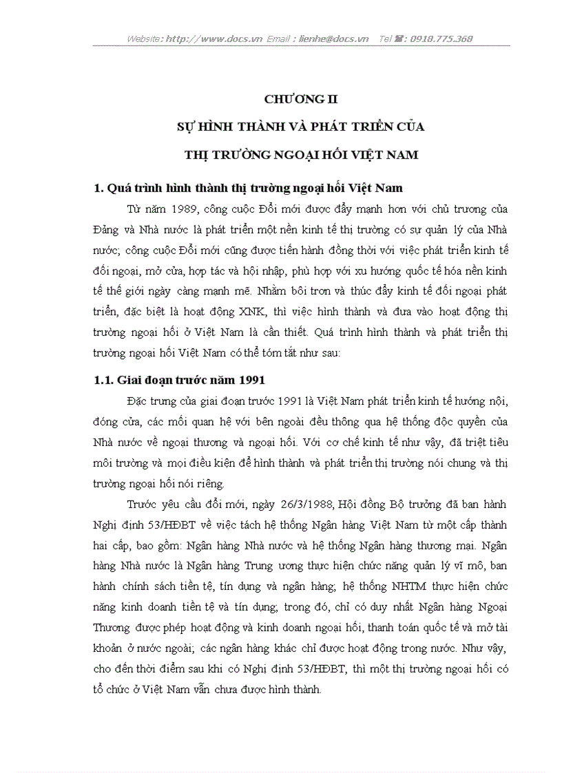 image for page Thị trường ngoại hối Việt Nam