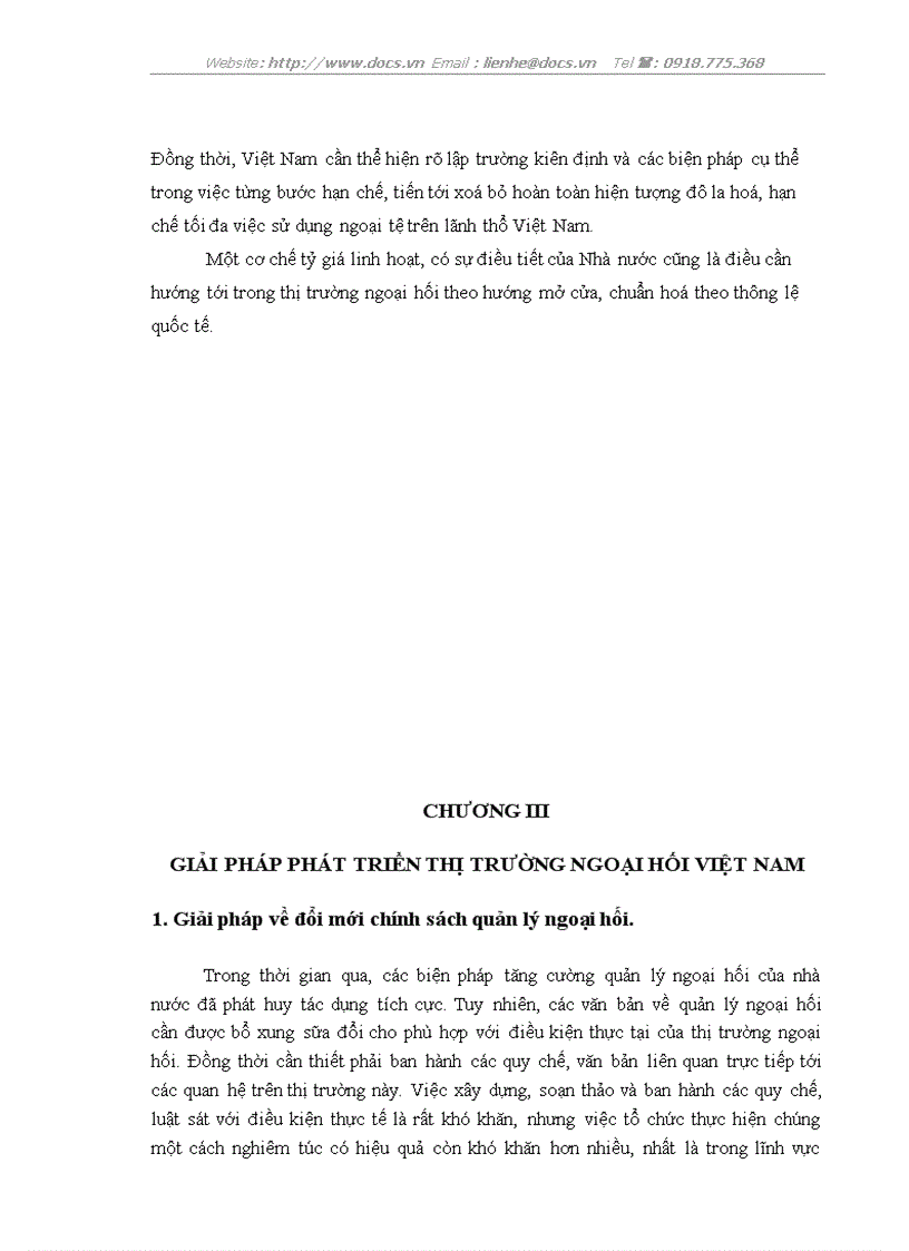 image for page Thị trường ngoại hối Việt Nam