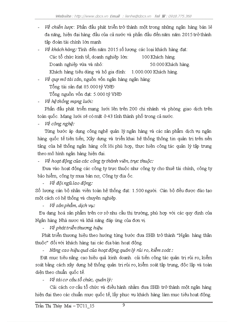 image for page Hoạt động kinh doanh của ngân hàng TMCP Sài Gòn Hà Nội