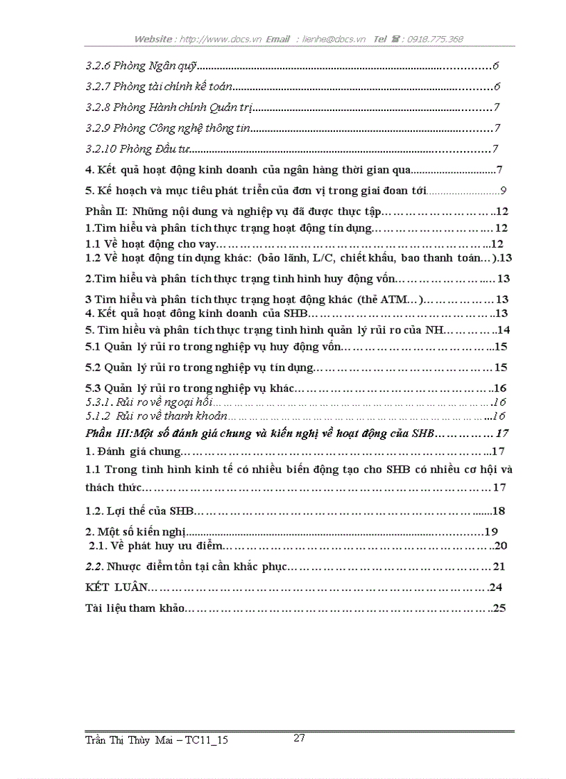 image for page Hoạt động kinh doanh của ngân hàng TMCP Sài Gòn Hà Nội