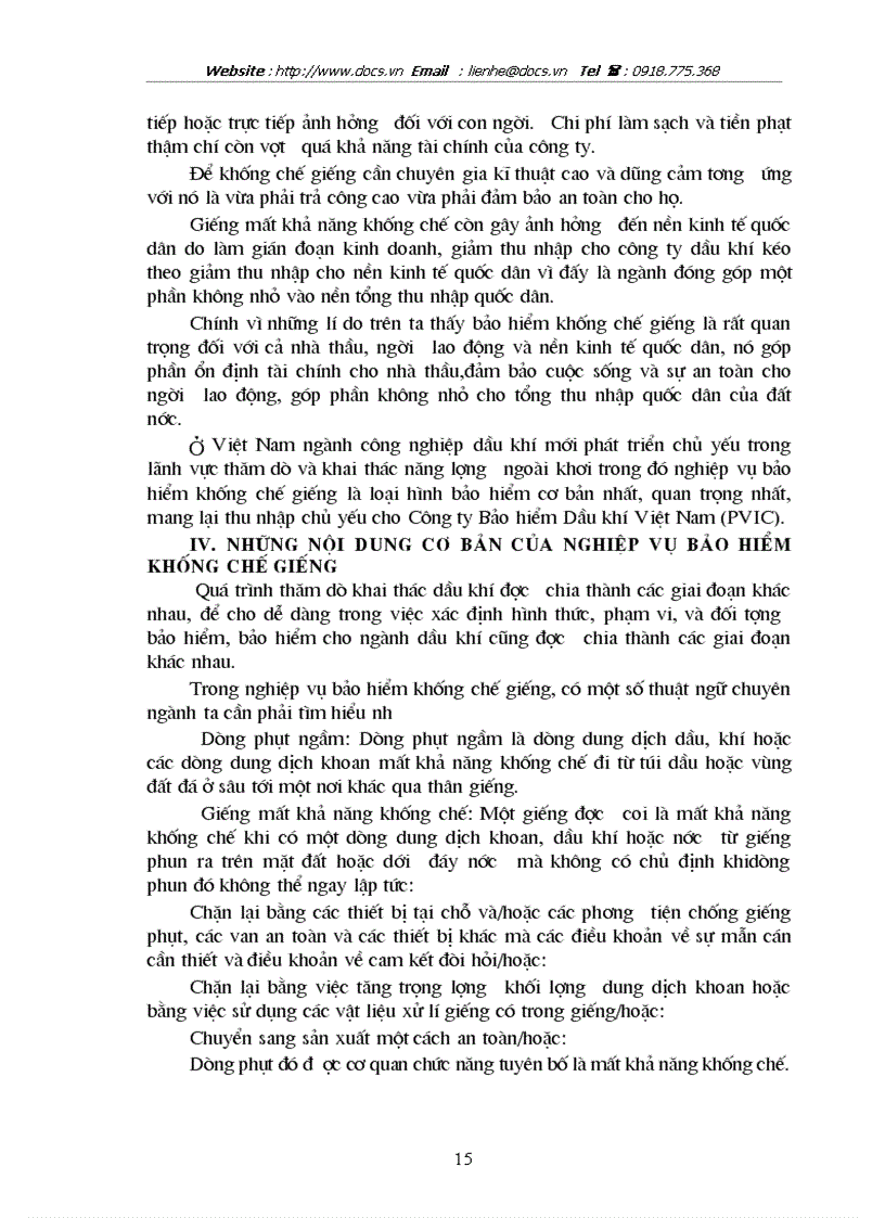 image for page Phương hướng Hoạt động kinh doanh nghiệp vụ bảo hiểm khống chế giếng trong Hoạt động thăm dò khai thác dầu khí