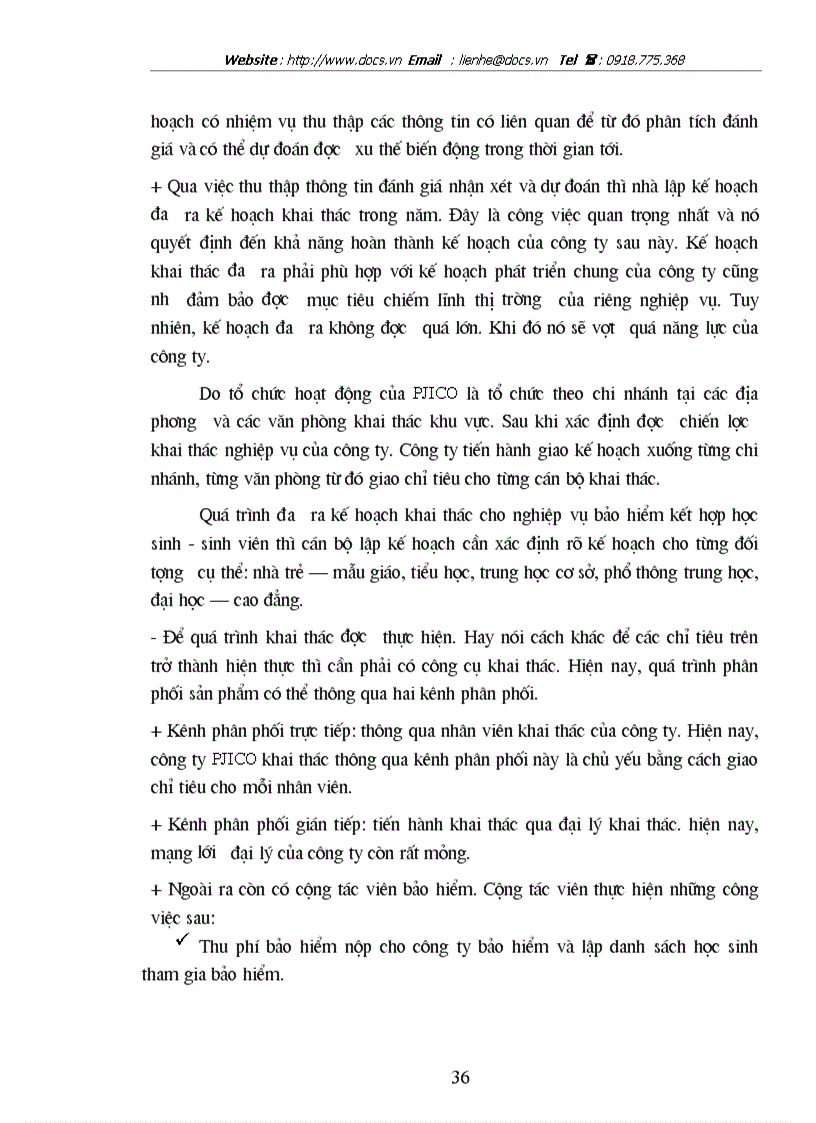 image for page Thực trạng khai thác nghiệp vụ bảo hiểm kết hợp học sinh sinh viên tại C ty CP bảo hiểm Petrolimex PJICO