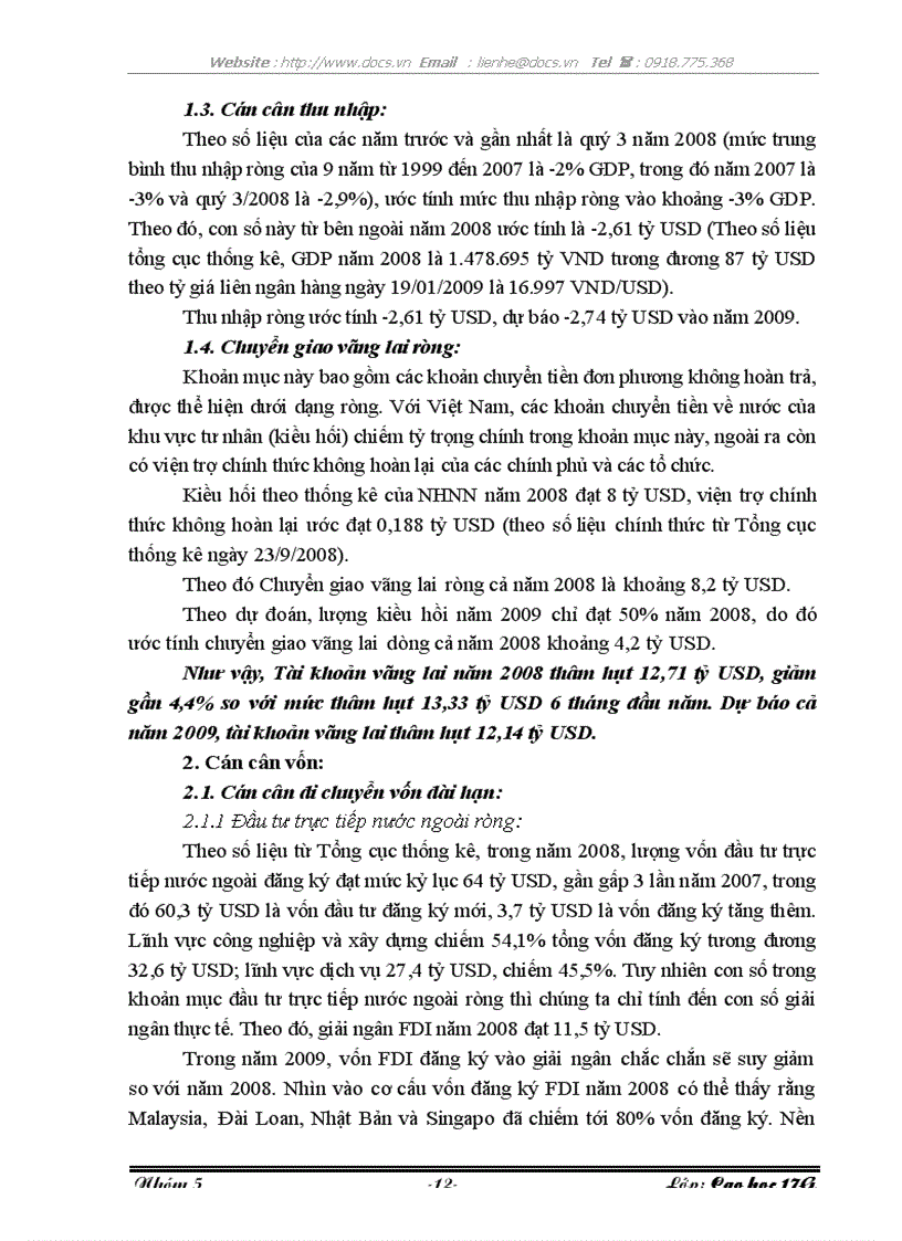 image for page Thực trạng cán cân thanh toán quốc tế ở Việt Nam và chính sách tỷ giá