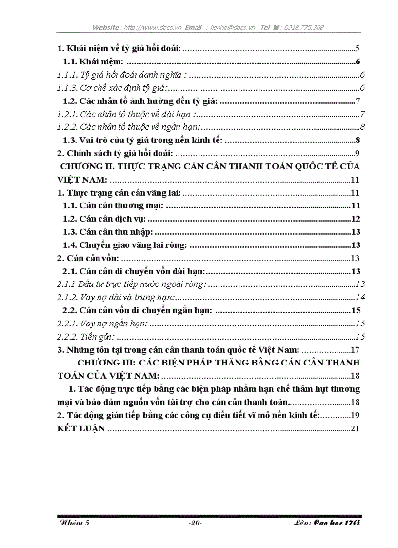 image for page Thực trạng cán cân thanh toán quốc tế ở Việt Nam và chính sách tỷ giá