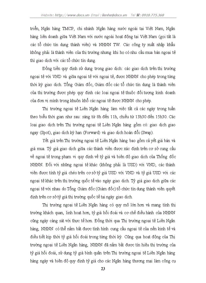 image for page Thị trường ngoại hối Việt Nam