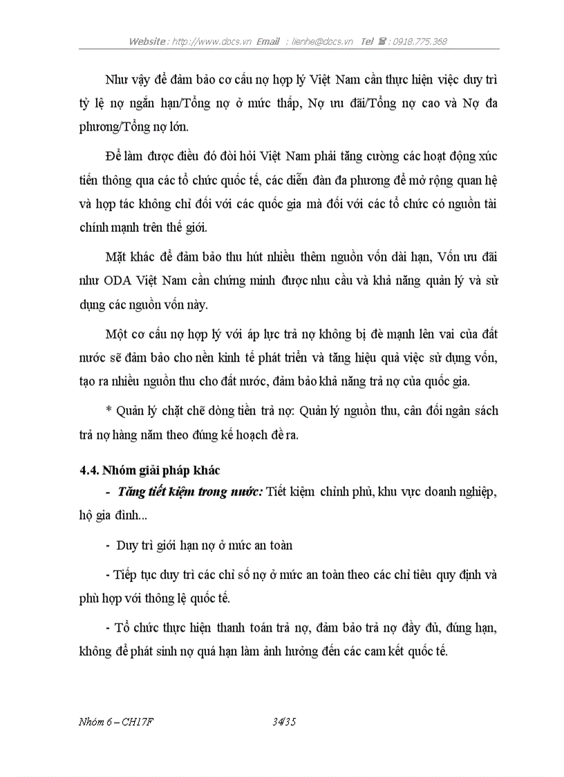 image for page Thực trạng và các giải pháp quản lý sử dụng và hoàn trả nợ nước ngoài của Việt Nam