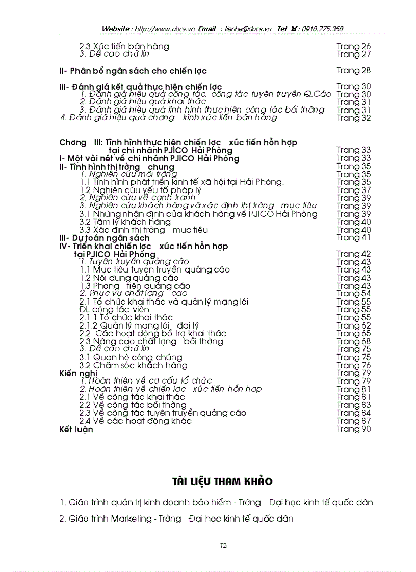 image for page Chiến lược xúc tiến hỗn hợp trong hoạt động kinh doanh bảo hiểm tại chi nhánh PJICO Hải Phòng