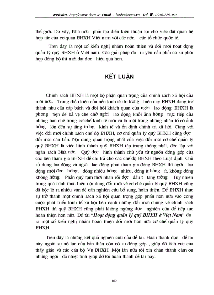 image for page Hoạt động quản lý quỹ BHXH ở VN